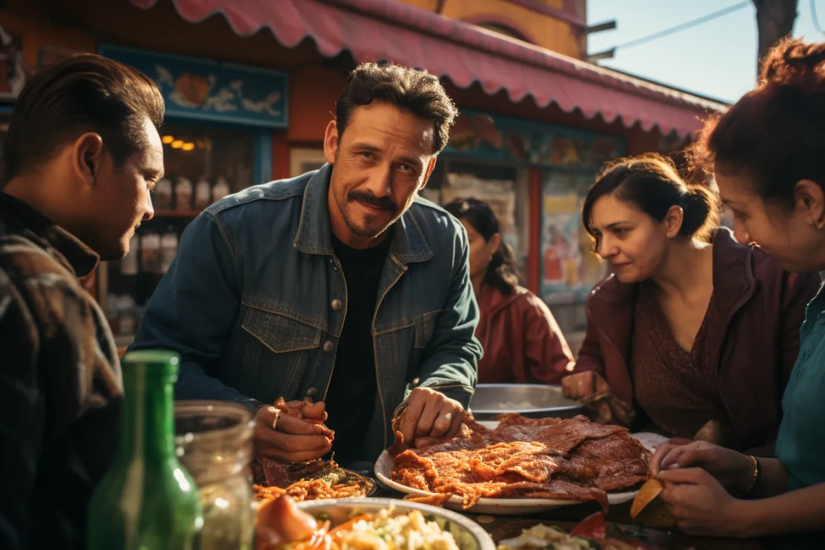 Equipe do restaurante pronta para receber clientes