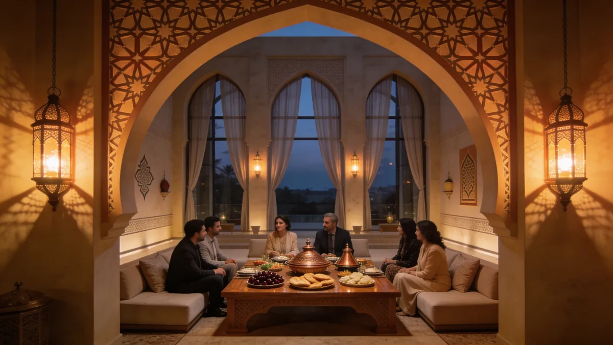 Mesa reservada em restaurante elegante